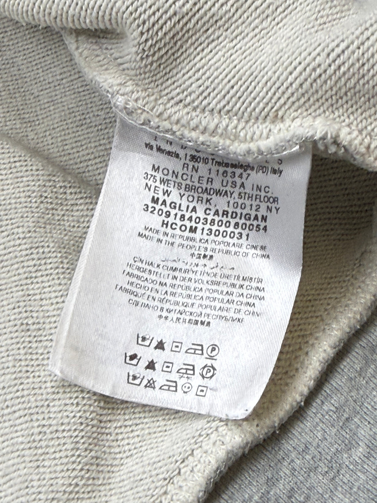 vintage Moncler sweatjacket {XL}