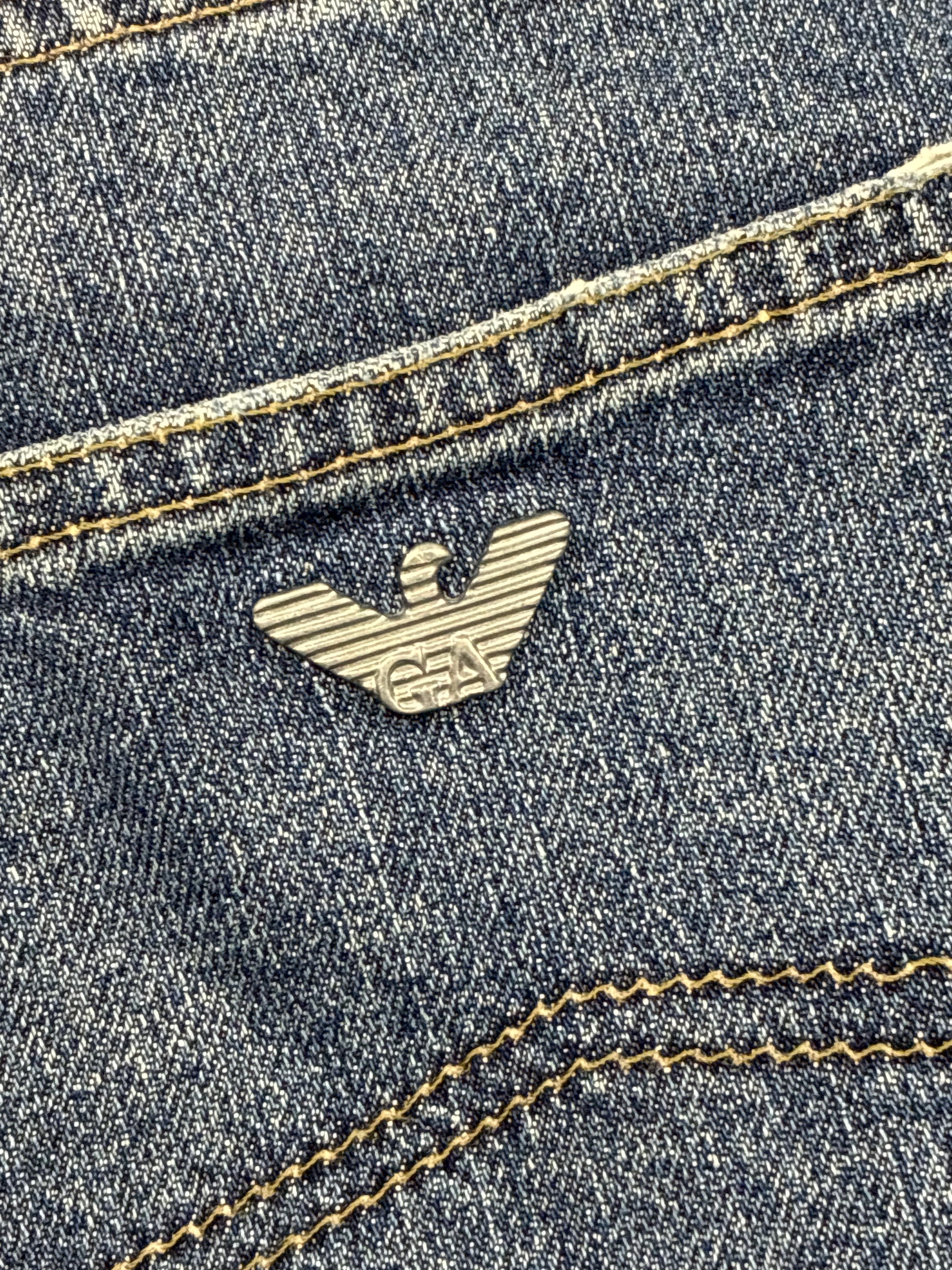 vintage Armani 3/4 jeans {L}