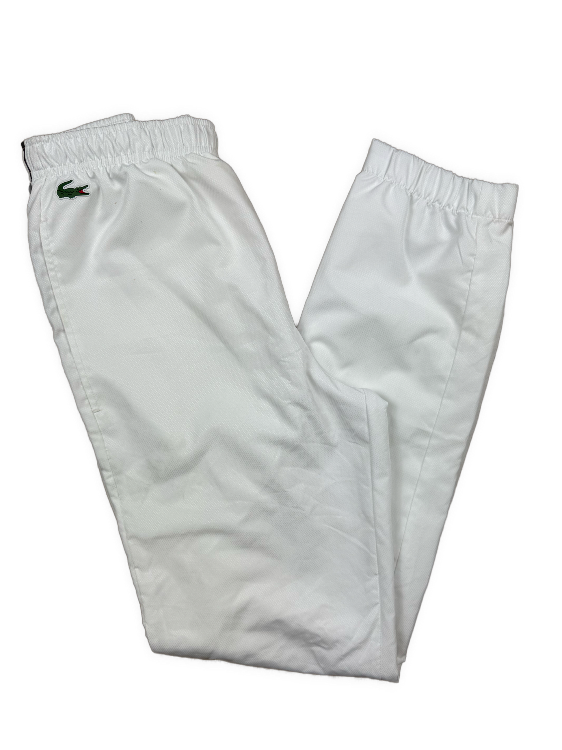 white Lacoste trackpants {XS}