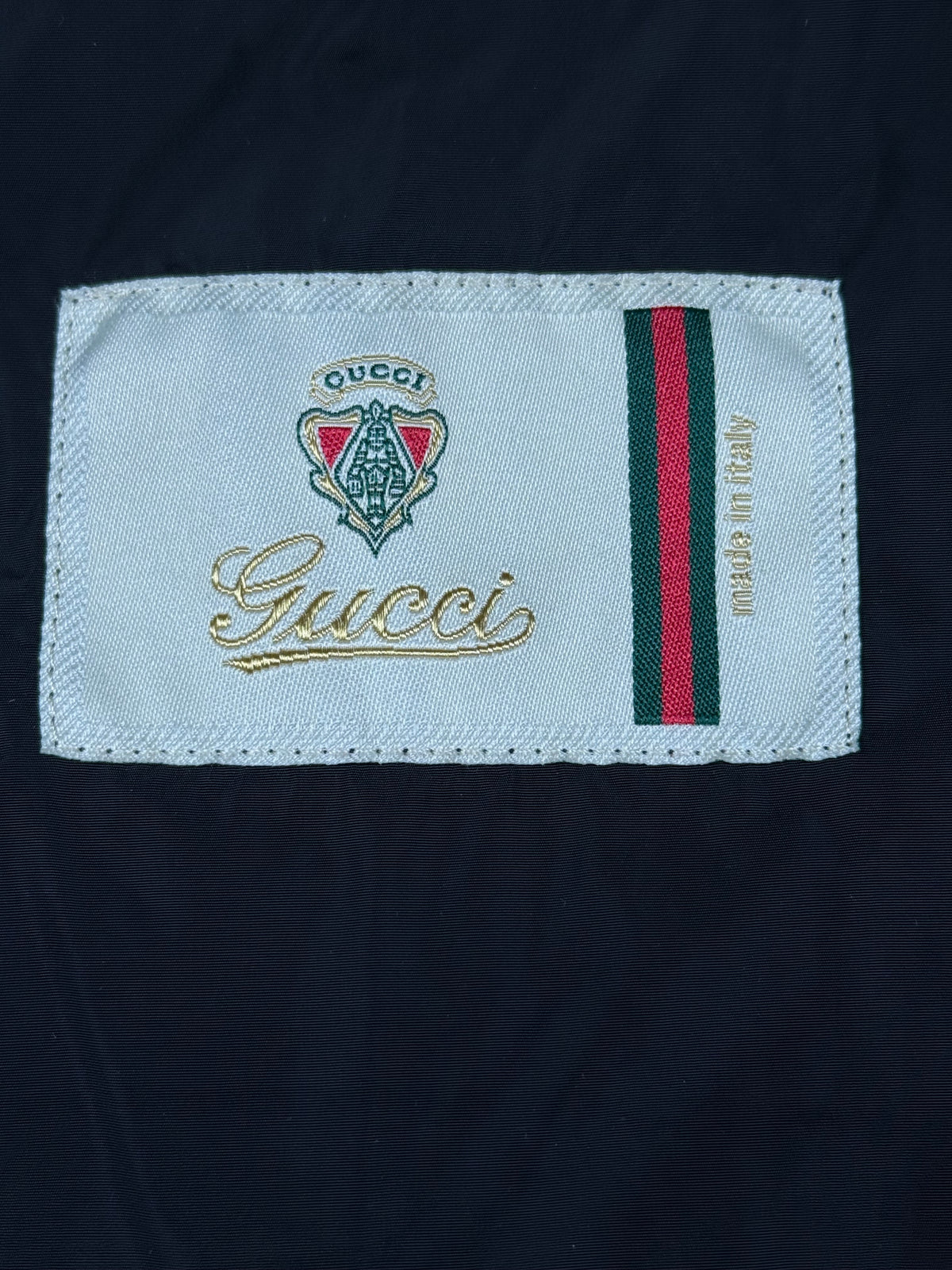 vintage black Gucci windbreaker