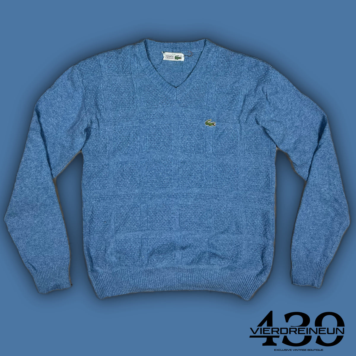 vintage Lacoste knittedsweater {S}