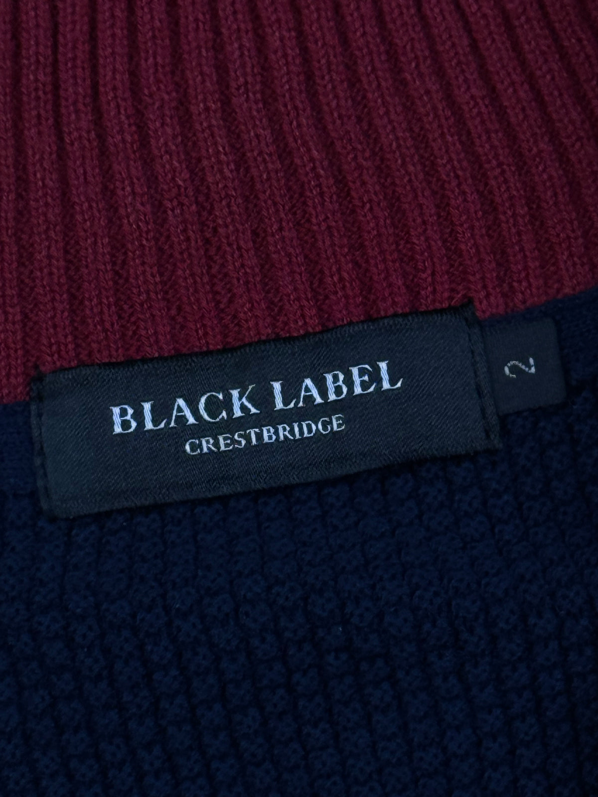 vintage Burberry Black Label chestbridge sweatjacket