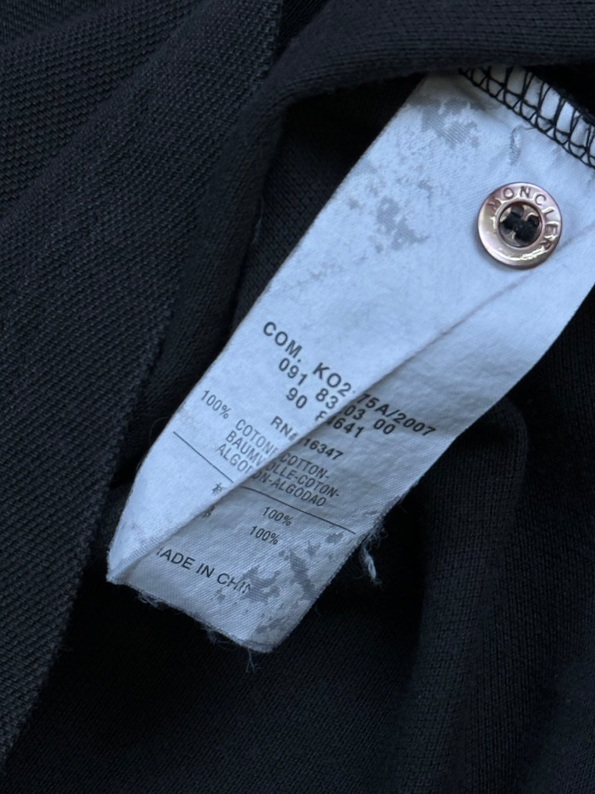 vintage Moncler polo long