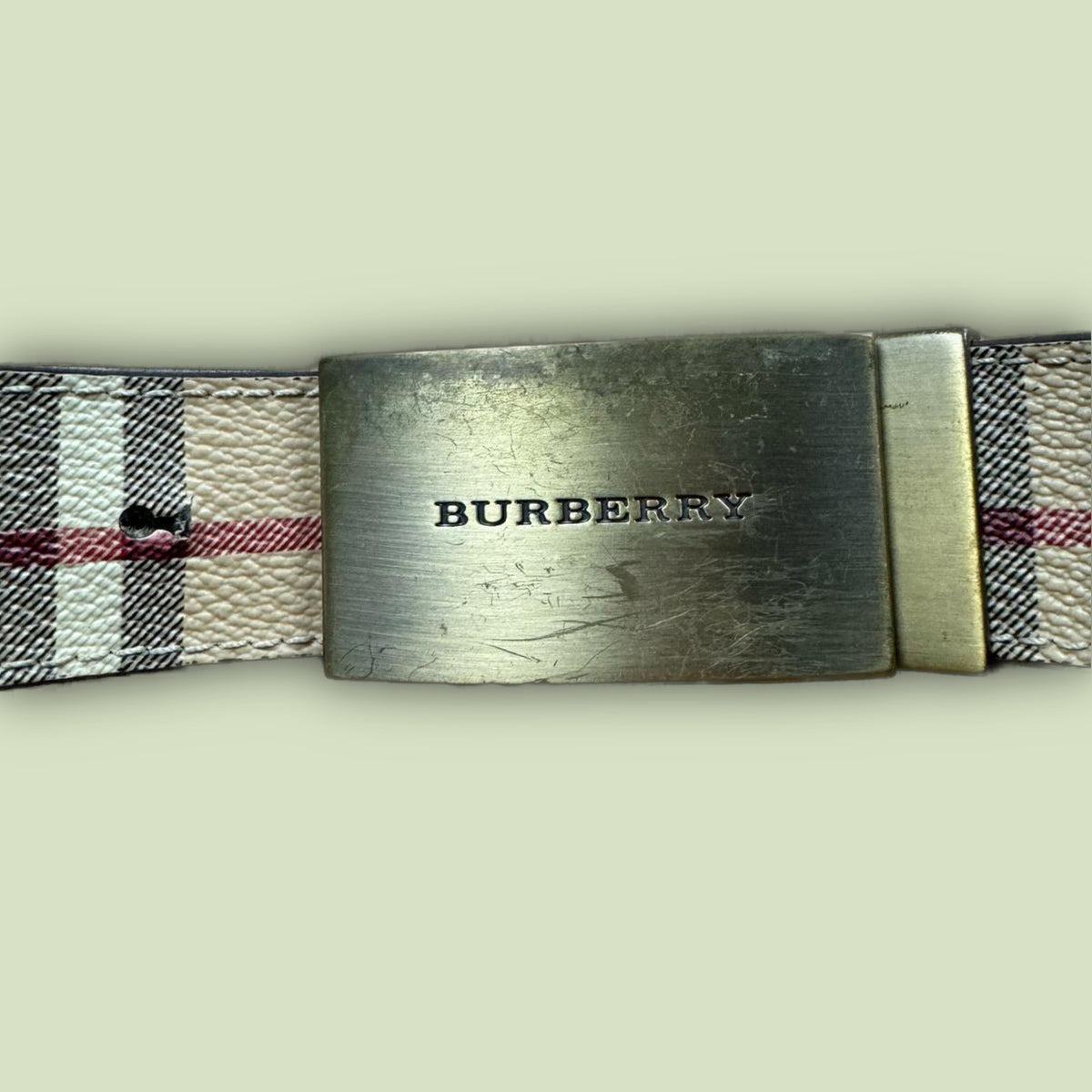 vintage Burberry belt