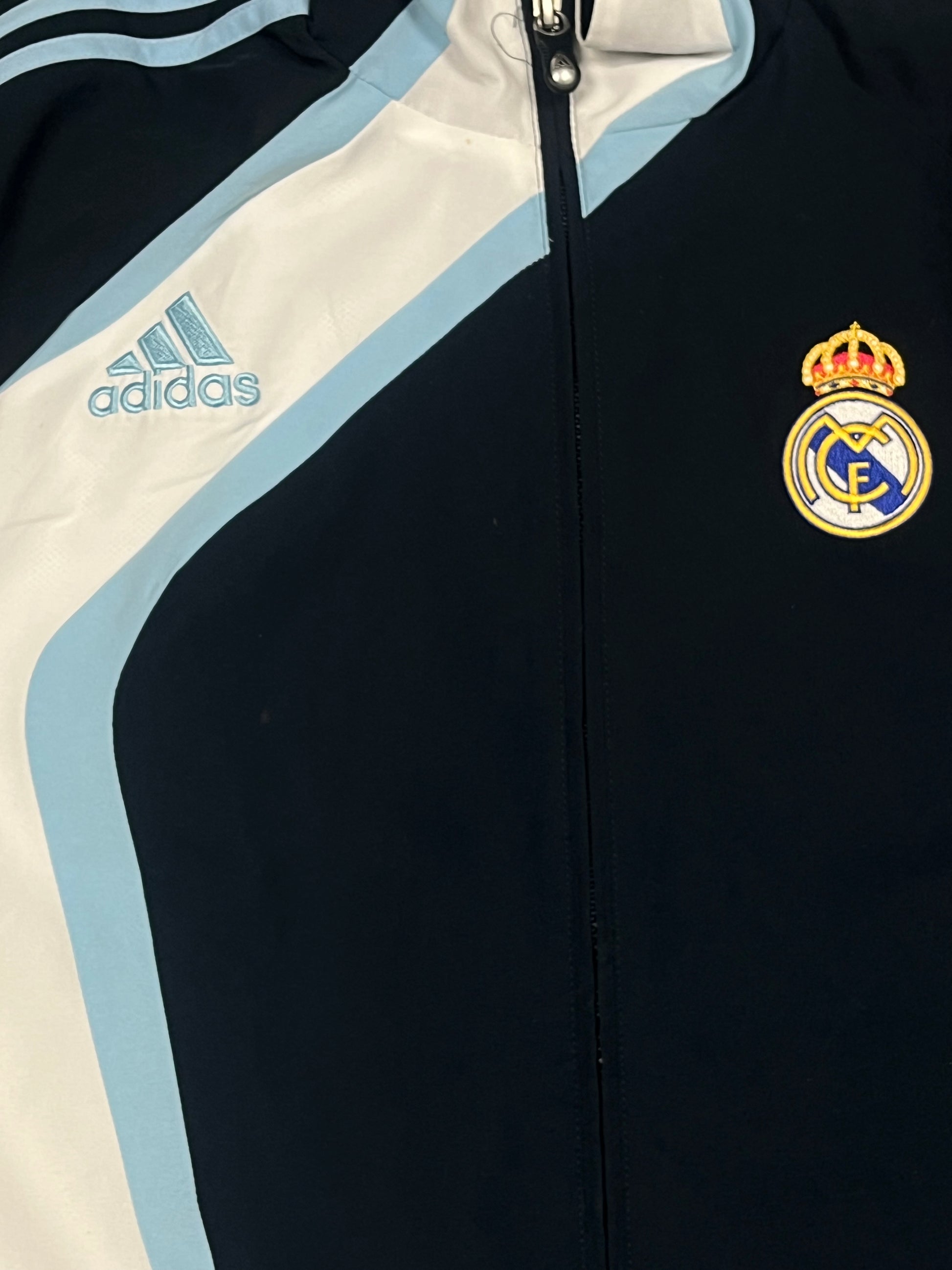 vintage Adidas Real Madrid windbreaker {L}