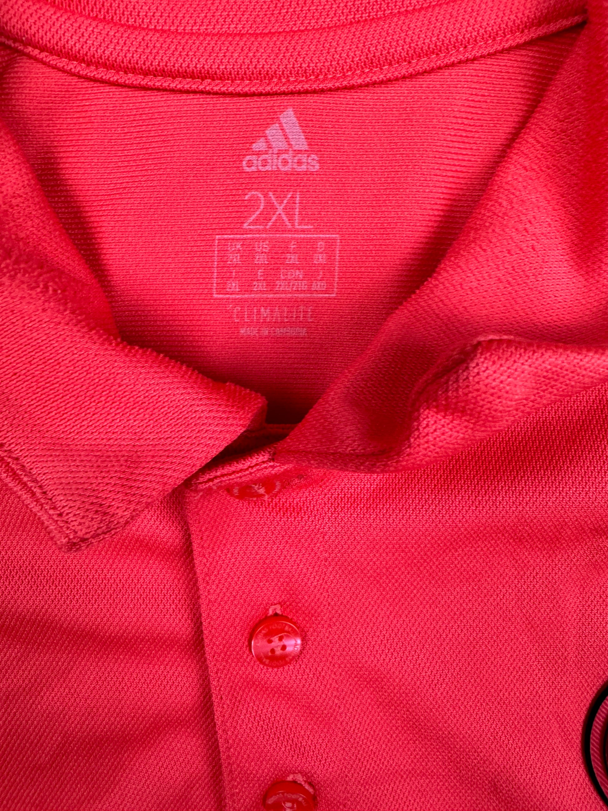 red Adidas Real Madrid polo {XL}