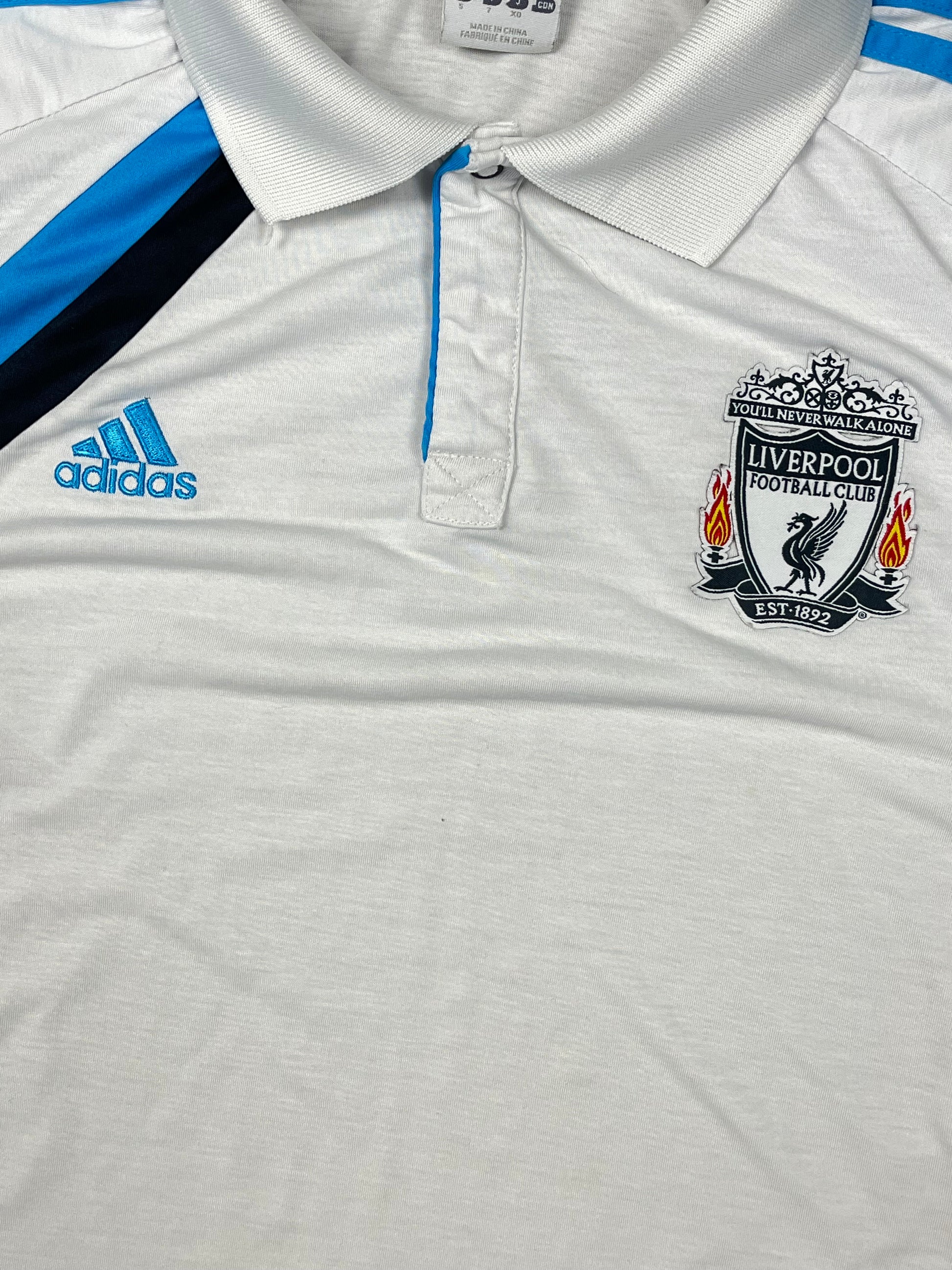 vintage Adidas Fc Liverpool polo {L}