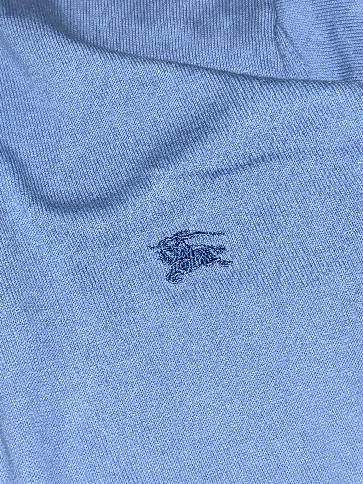 vintage babyblue Burberry sweatjacket