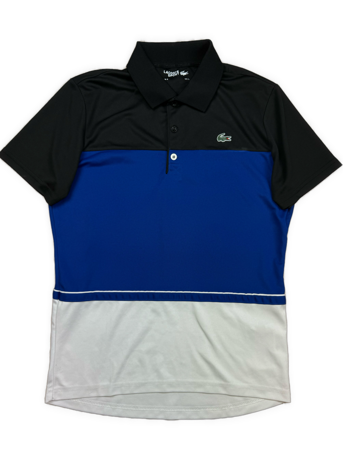 navyblue Lacoste polo {L}