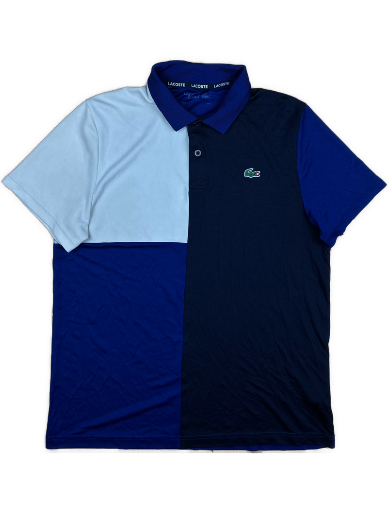 navyblue Lacoste polo {L}