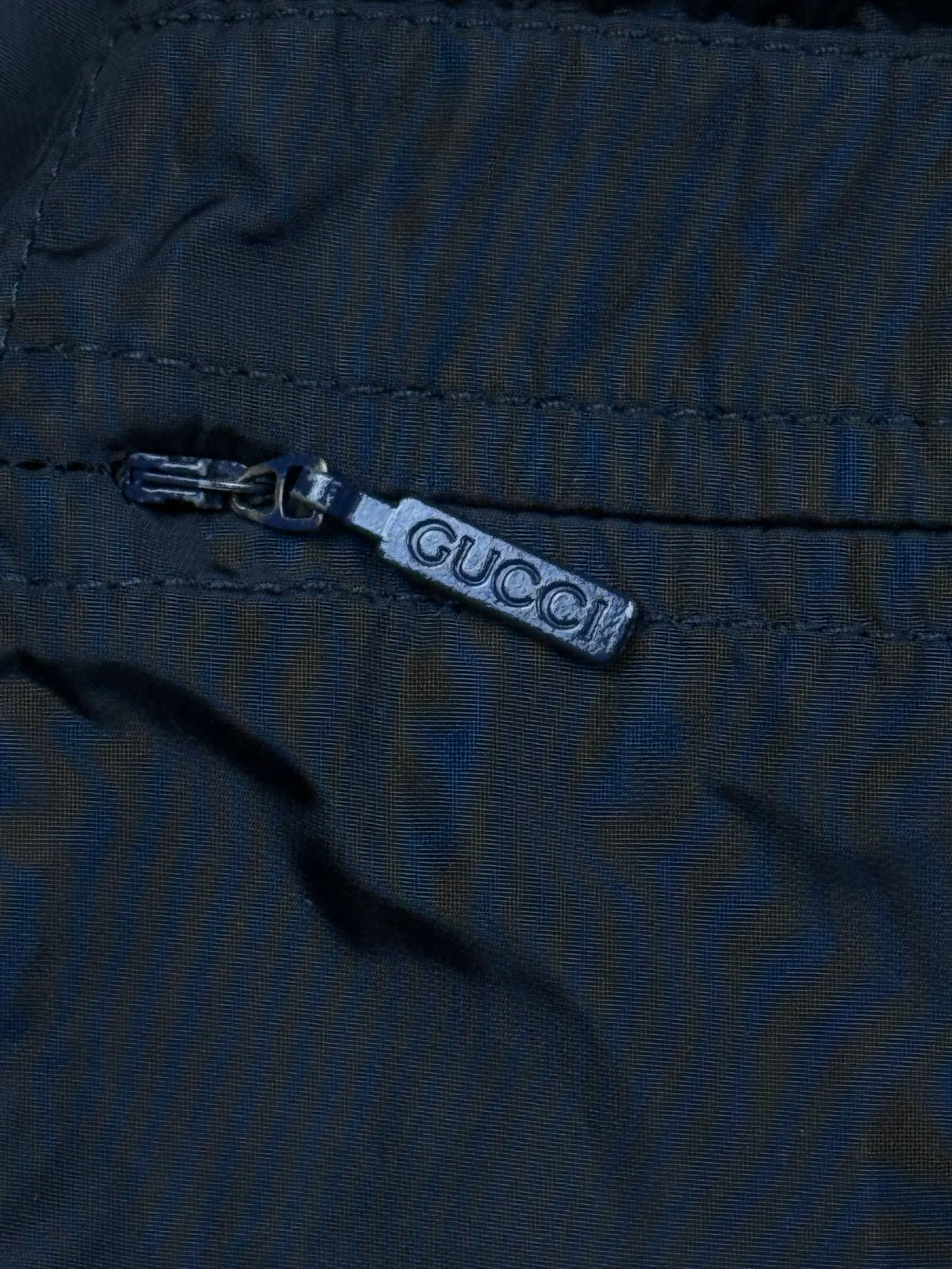 vintage navyblue Gucci windbreaker