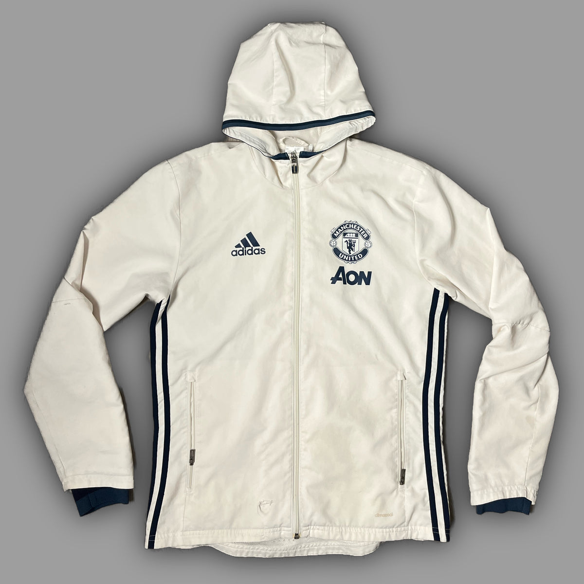 vintage Adidas Manchester United windbreaker {S}