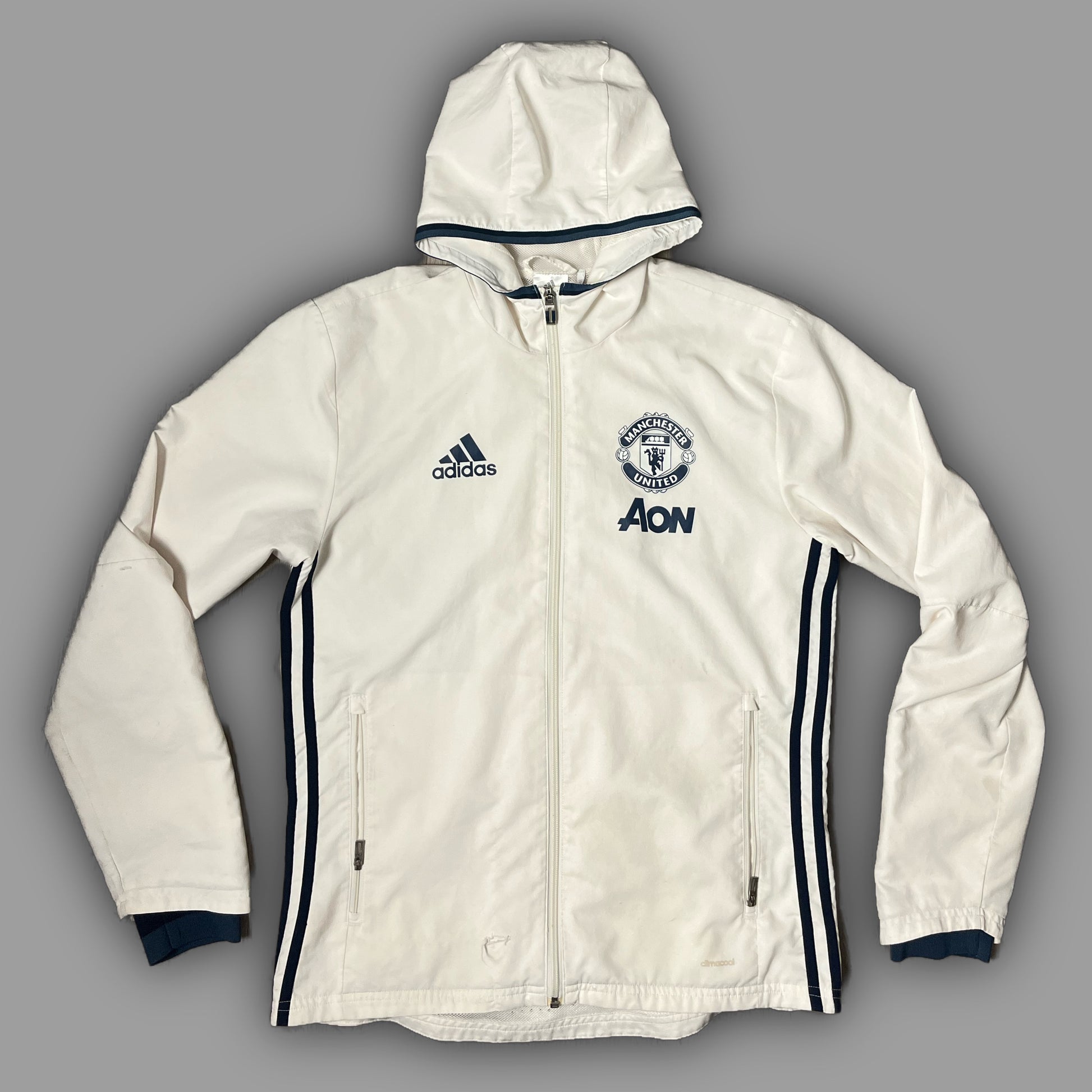 vintage Adidas Manchester United windbreaker {S}