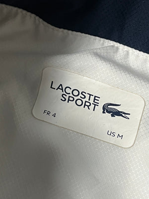 white Lacoste windbreaker {M}