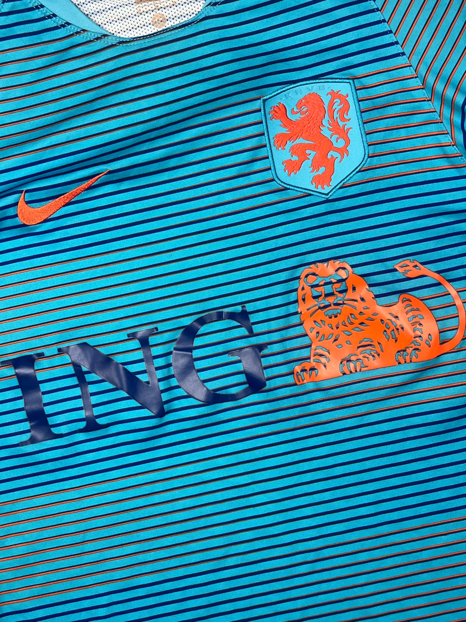 babyblue Nike Netherlands trainingjersey {M}