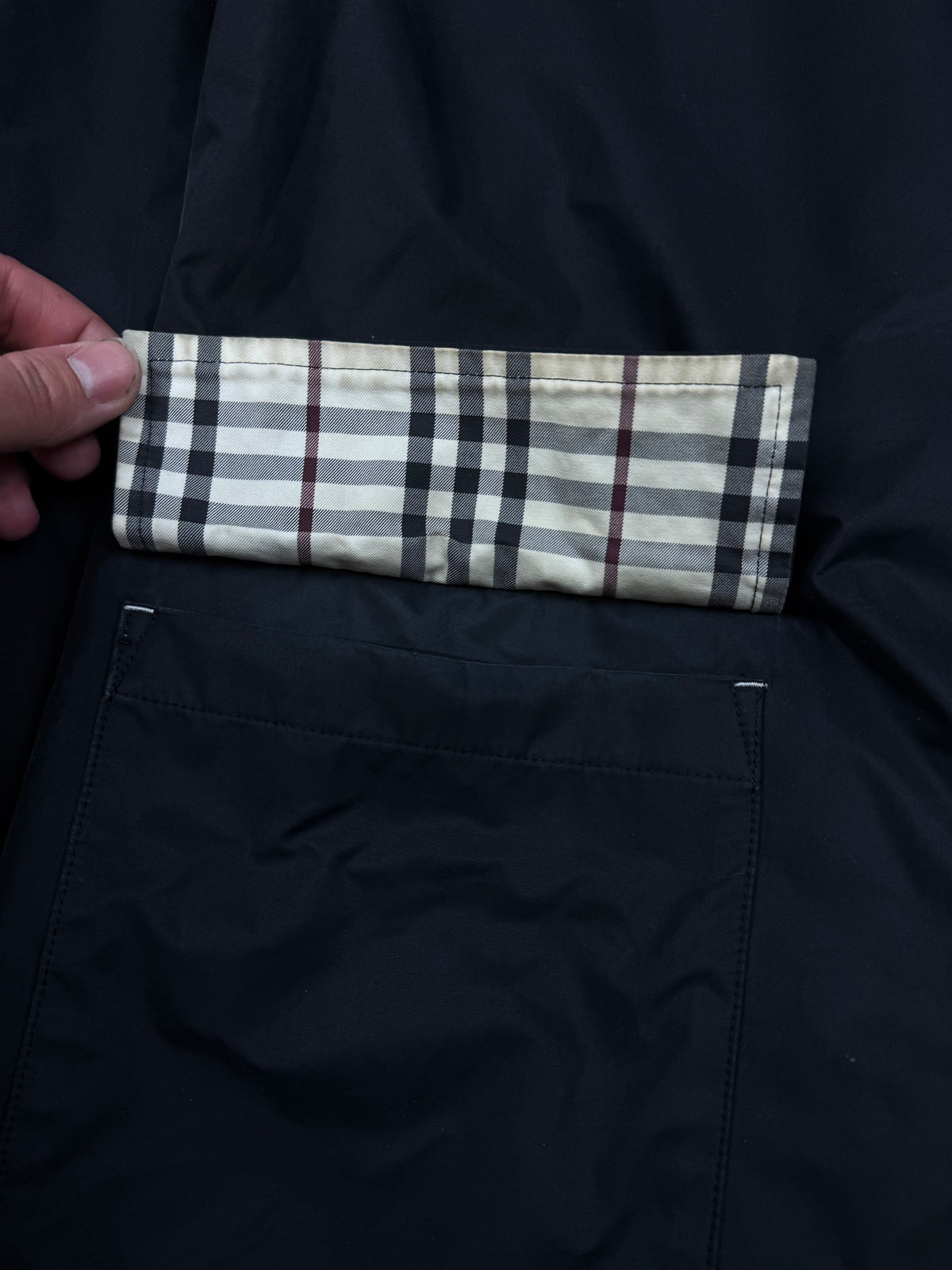 vintage Burberry Black Label coat {M}