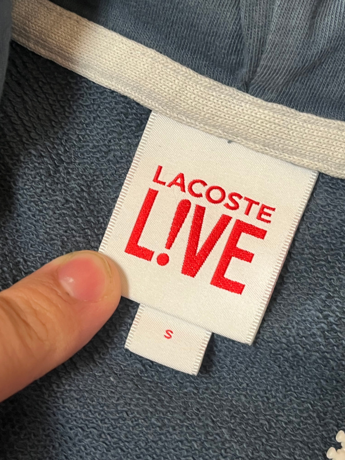 vintage Lacoste sweatjacket {S}