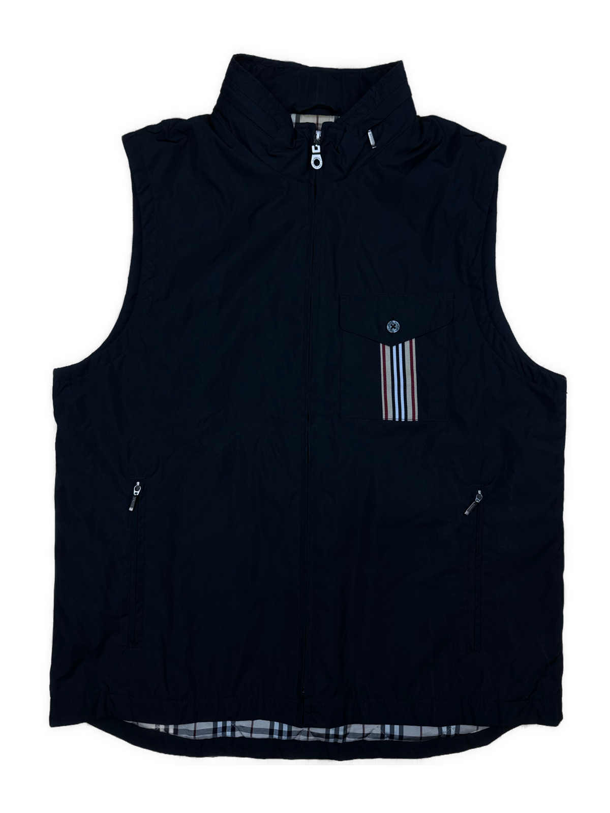 vintage Burberry Black Label vest {M}