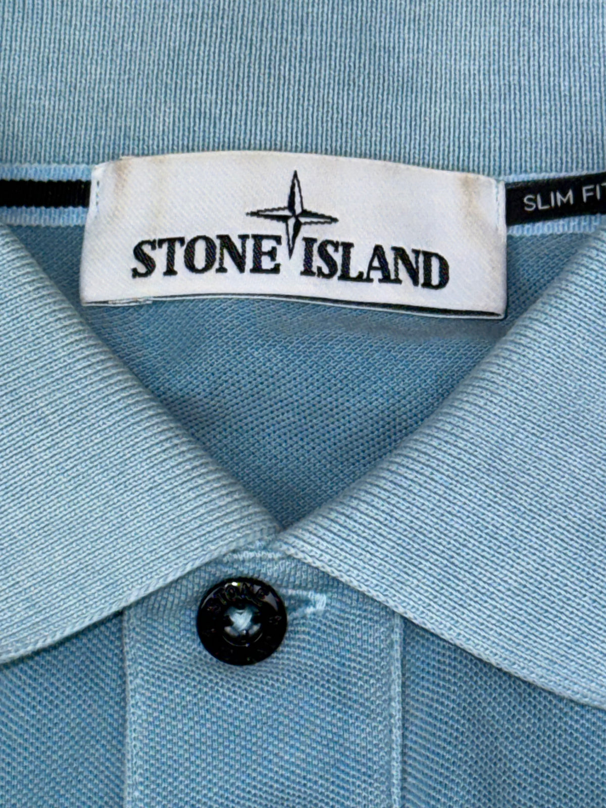 vintage babyblue Stone Island polo