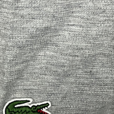 grey Lacoste polo {L}