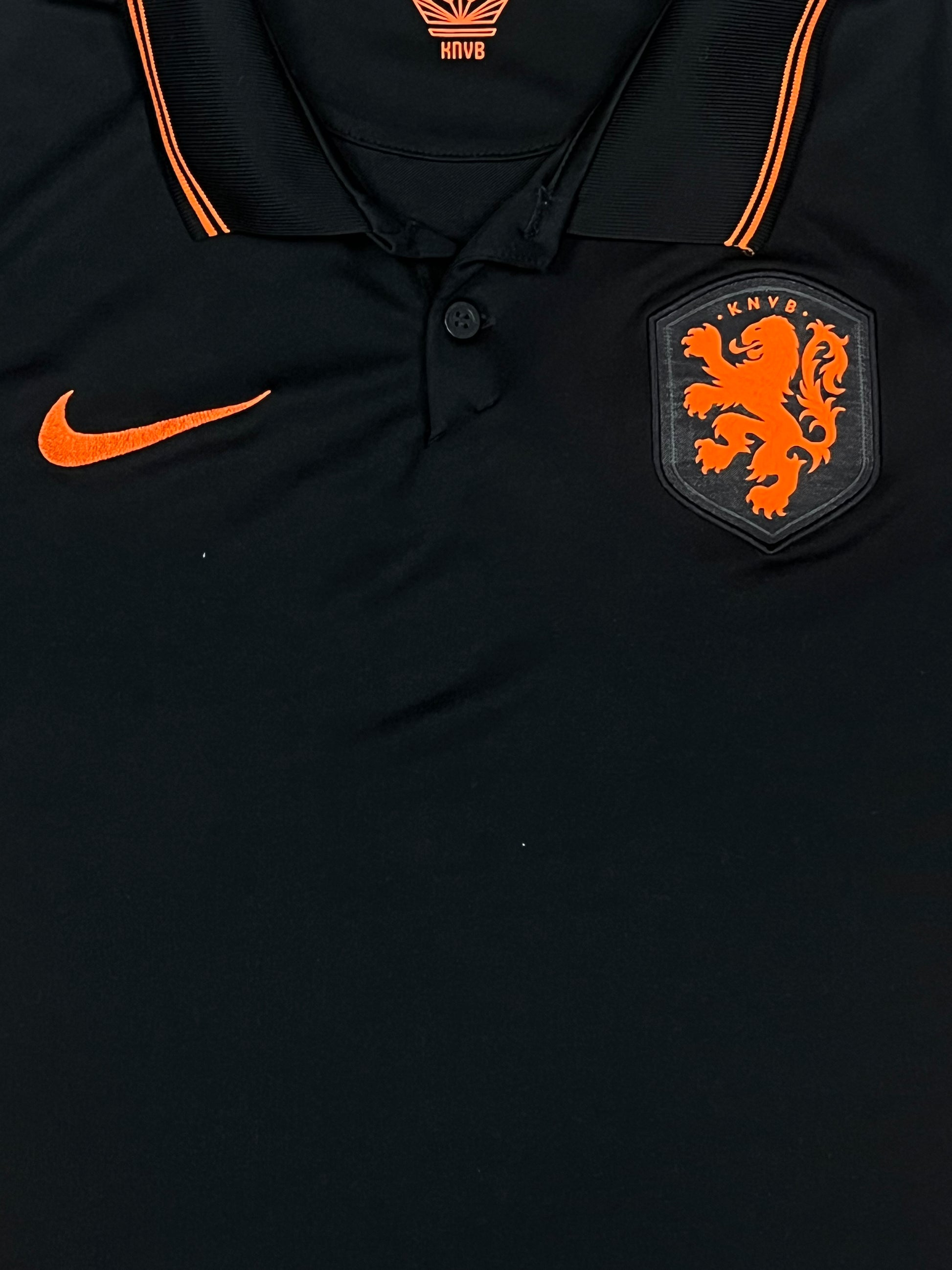 black Nike Netherlands 2020 away jersey {M}