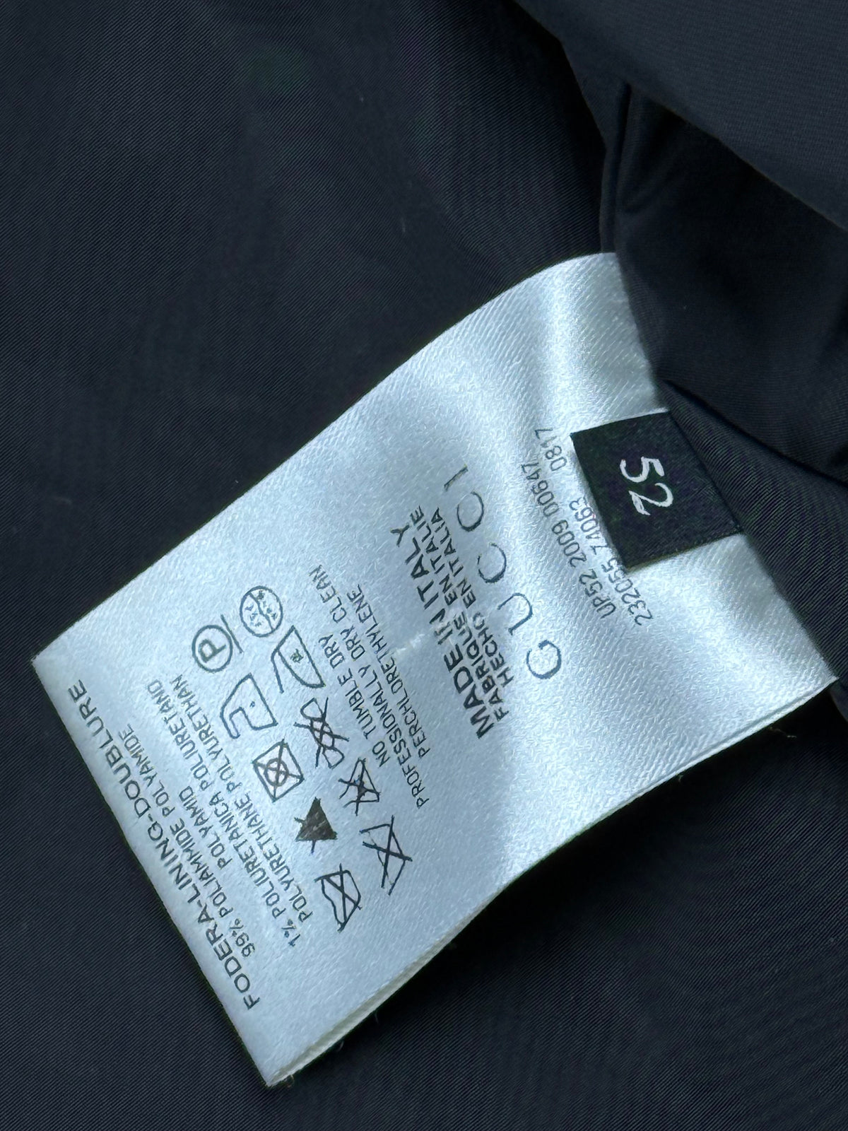 vintage black Gucci windbreaker