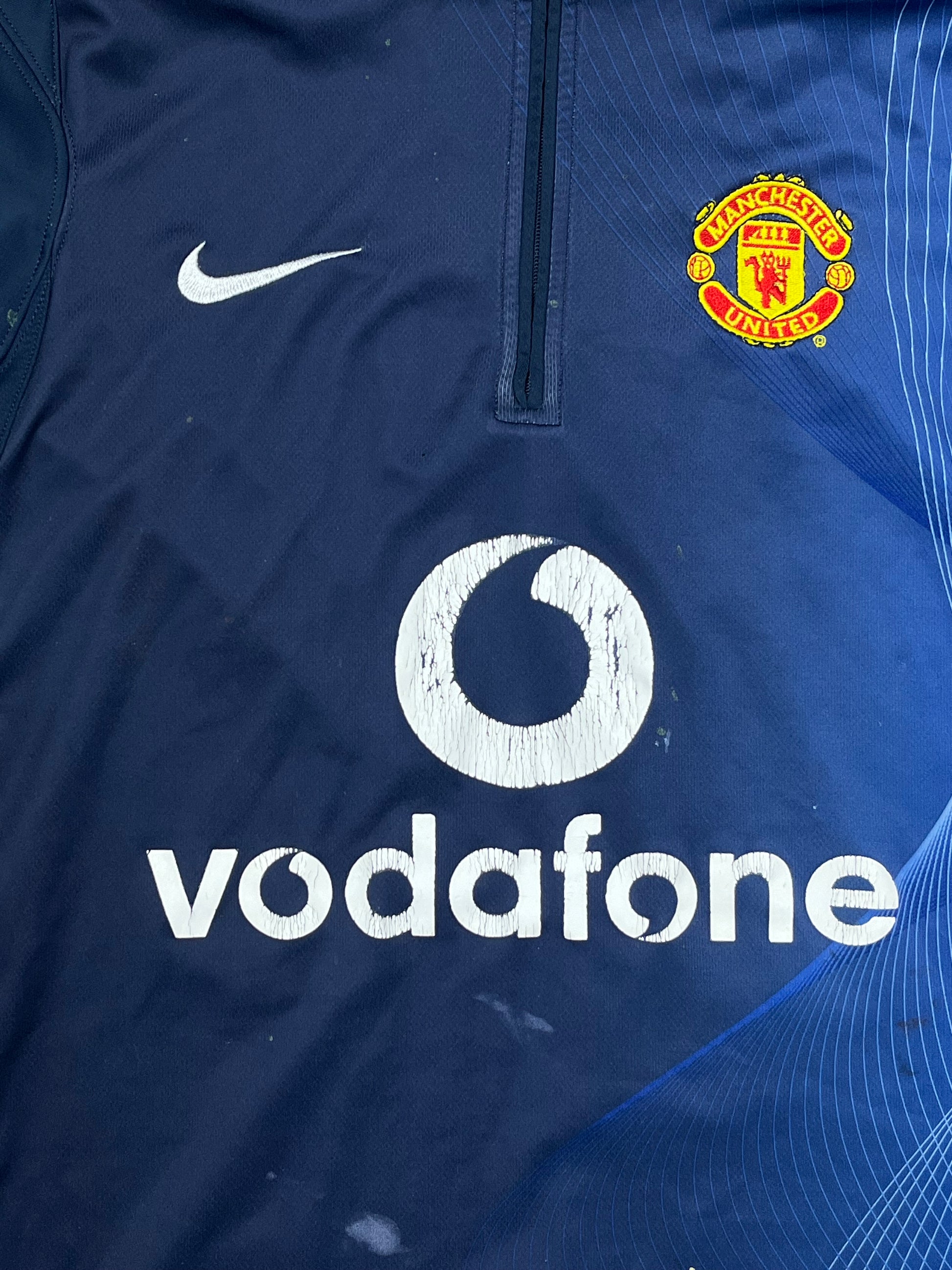 vintage Nike Manchester United halfzip {M}