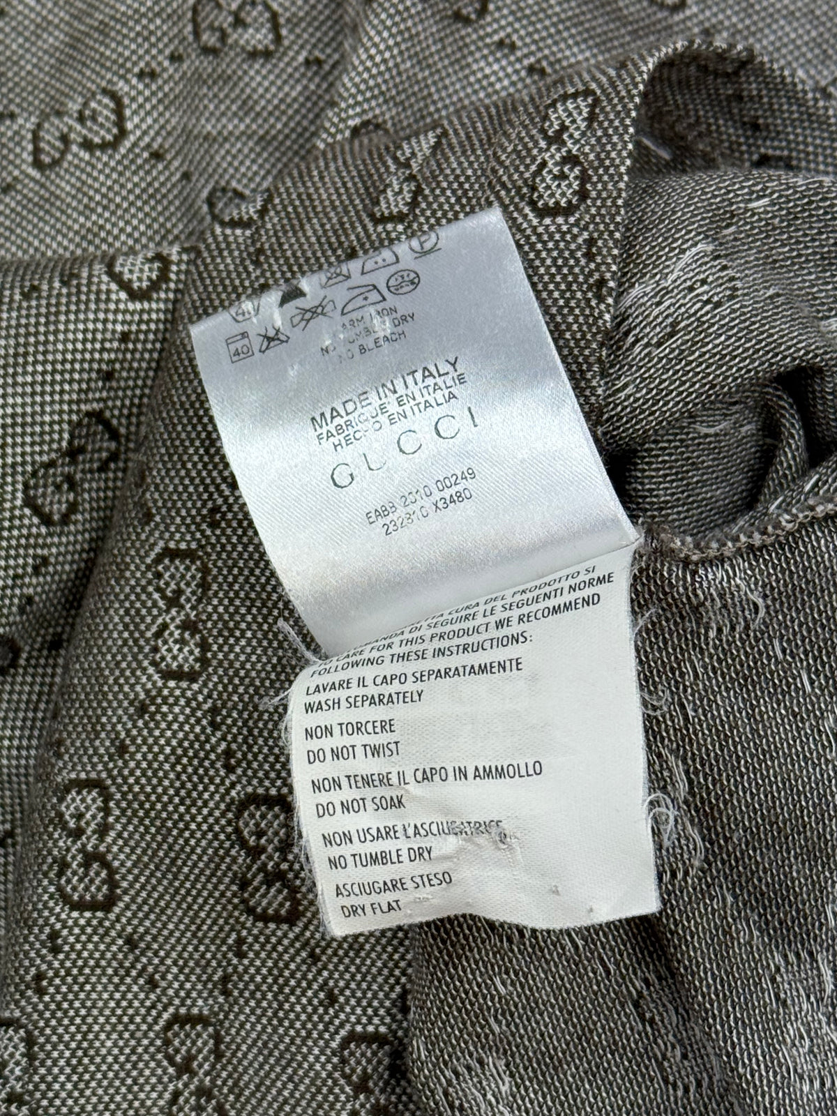 vintage Gucci monogram polo
