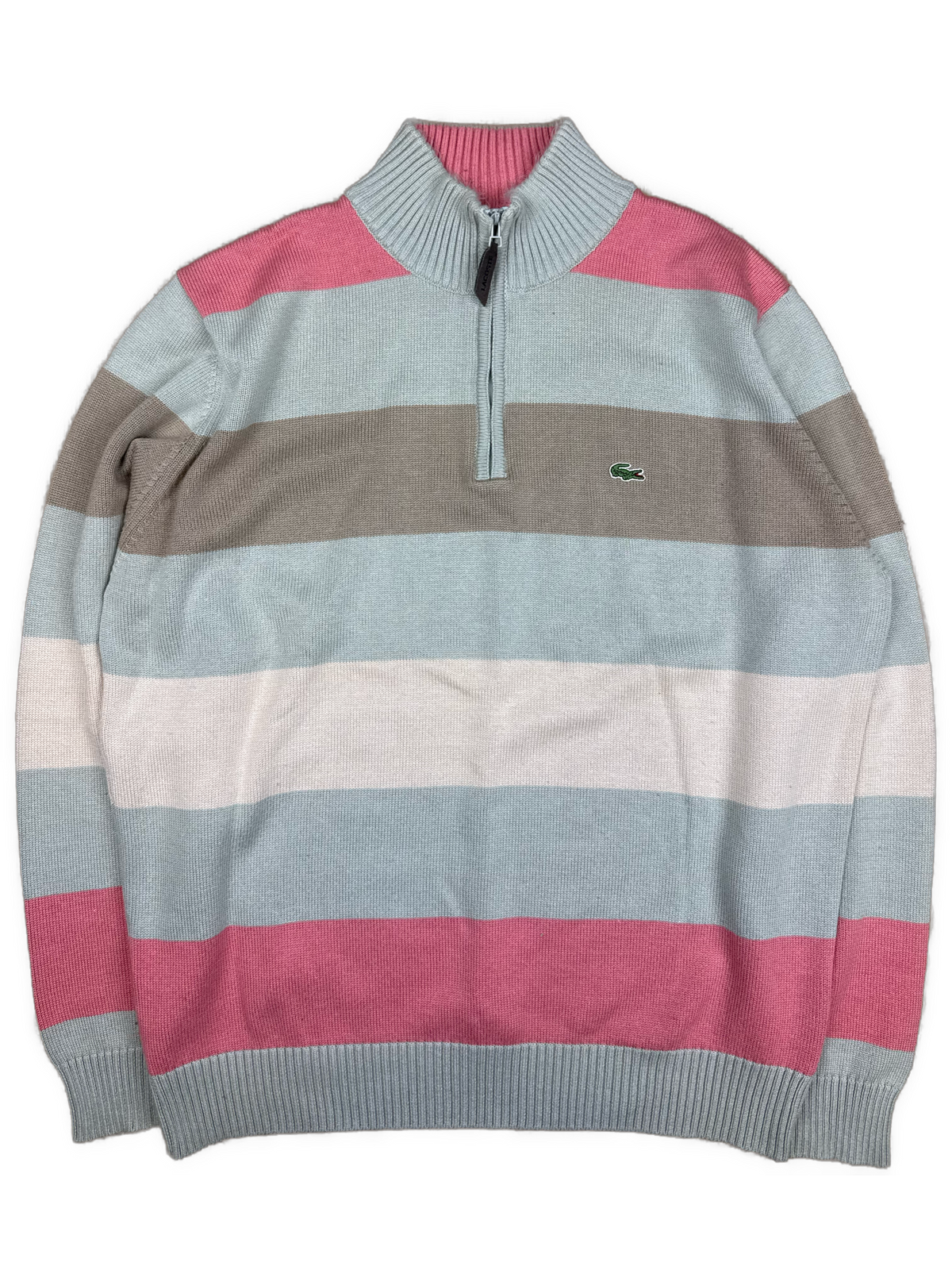 vintage Lacoste quarterzip {M}