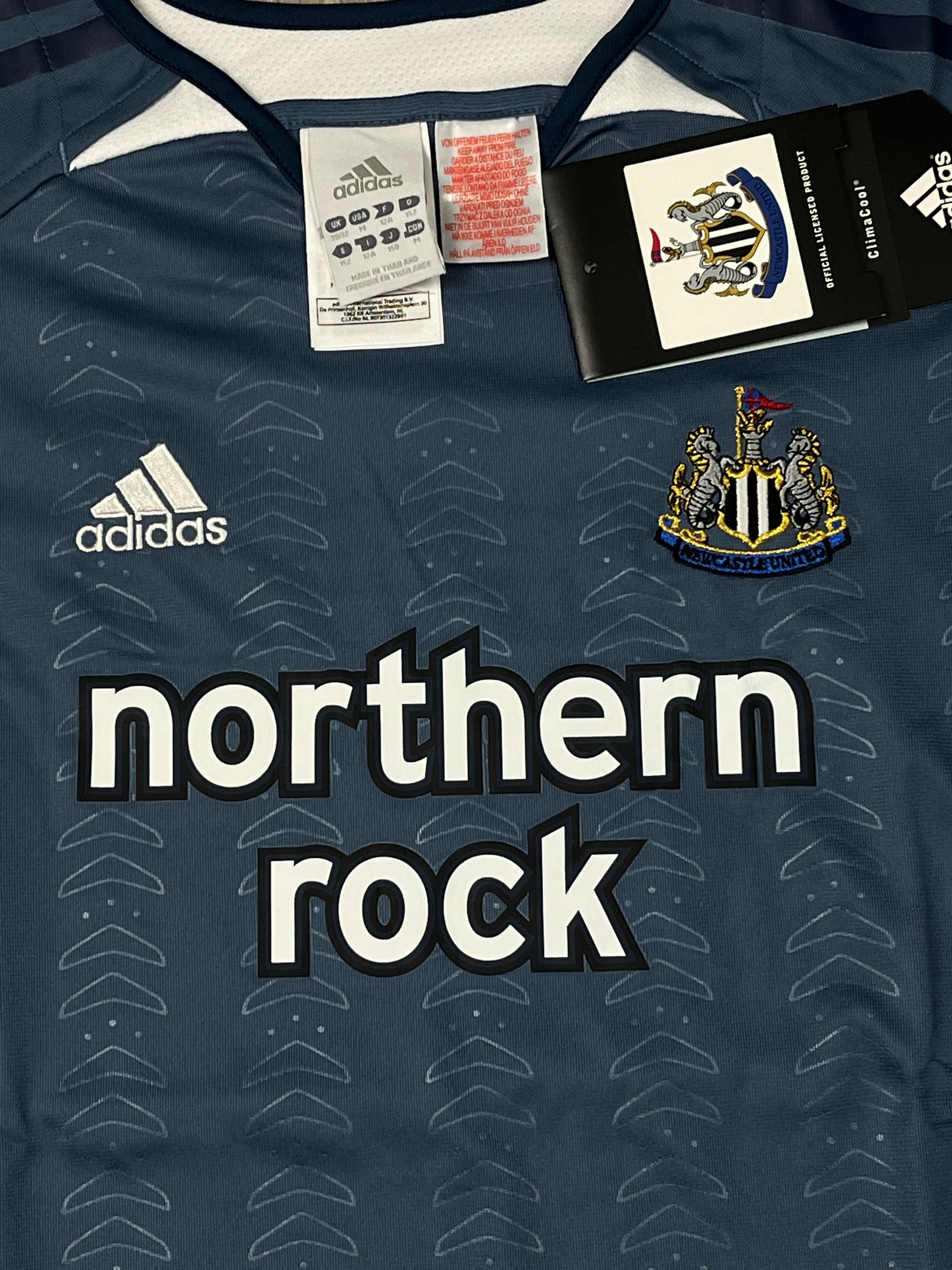 vintage Adidas Newcastle United 2005-2006 longsleeve jersey DSWT {XS}