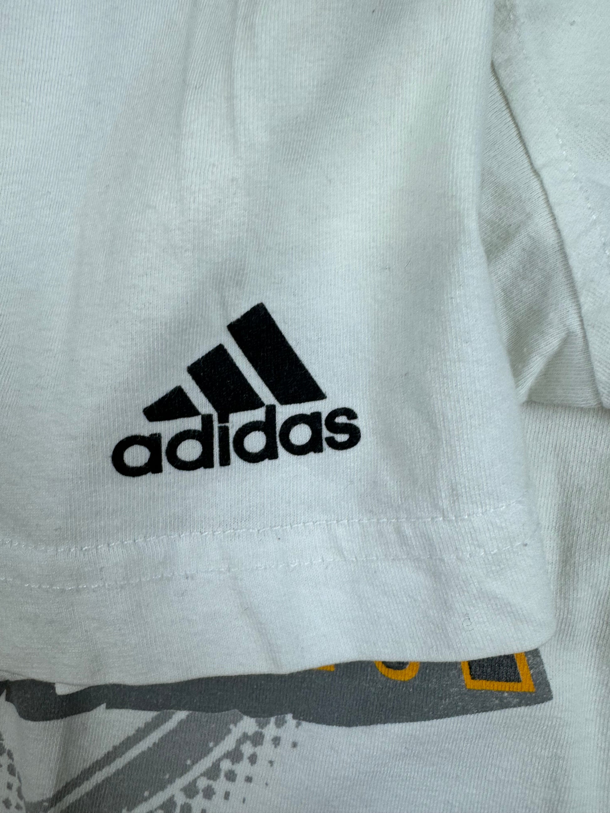 vintage Adidas Real Madrid BECKHAM t-shirt {S}