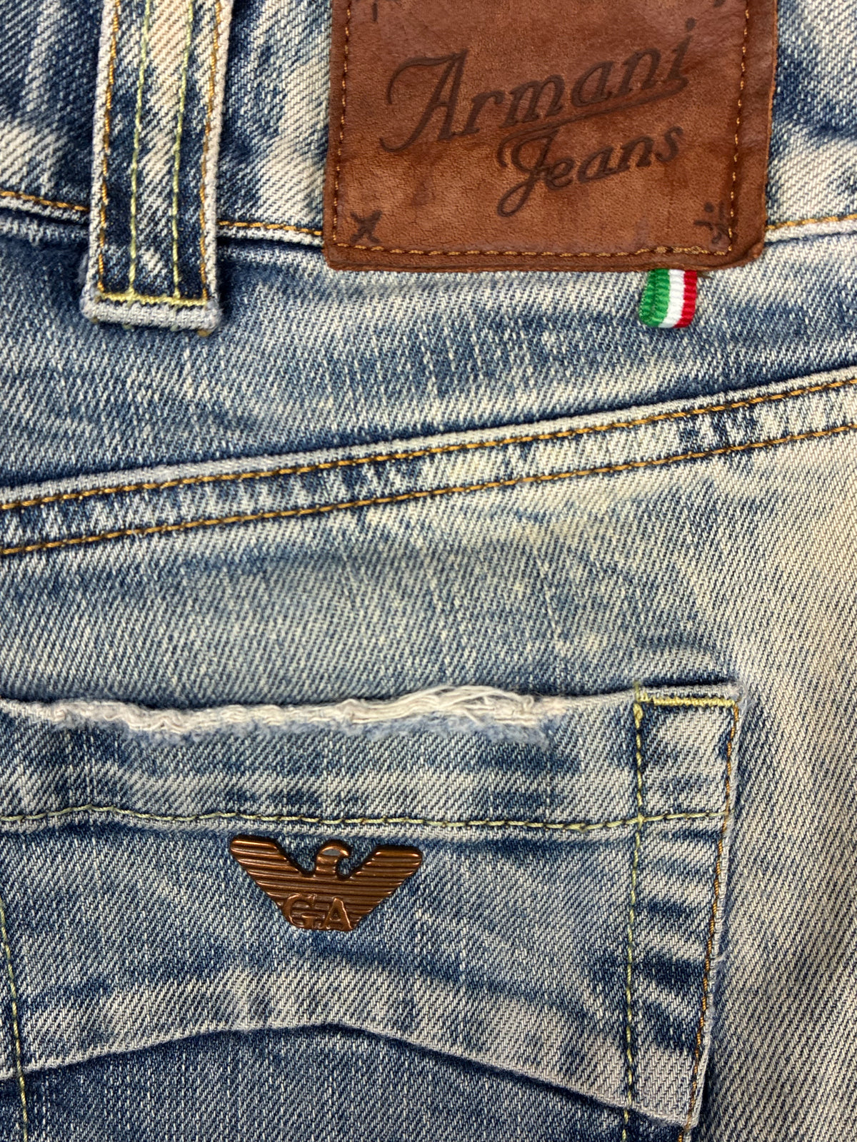 vintage Armani jeans {S}
