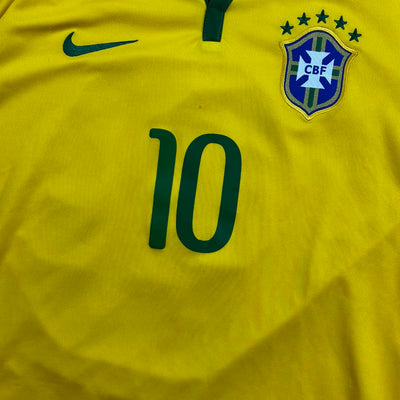 vintage Nike Brasil NEYMAR10 home jersey {XS}
