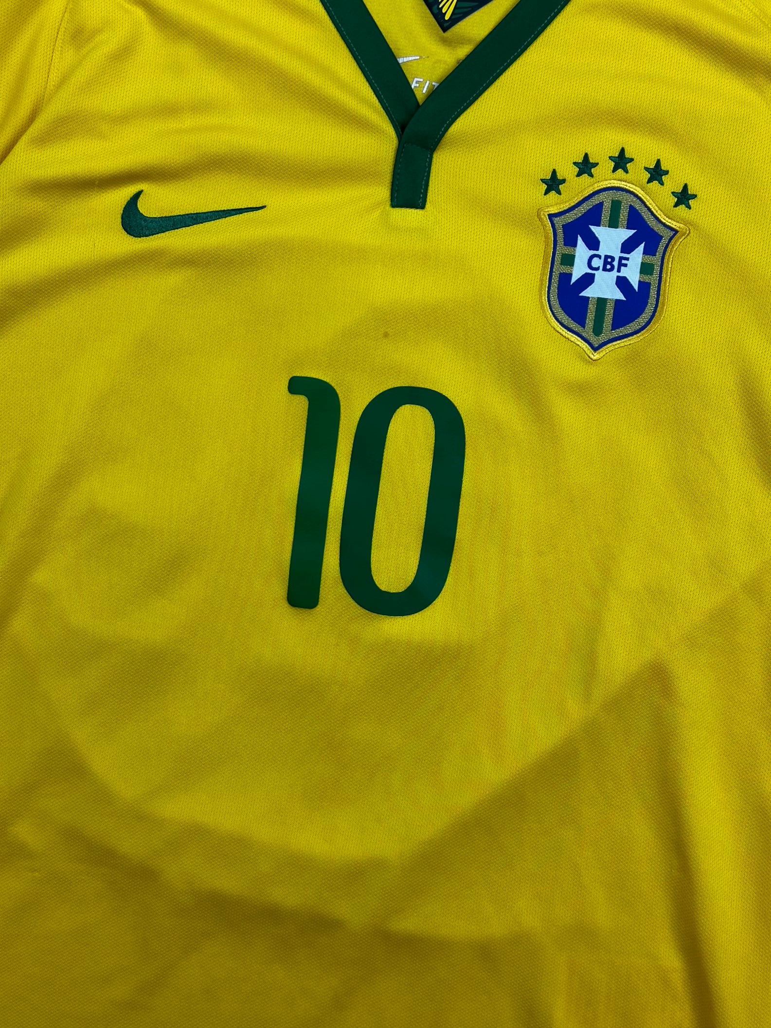 vintage Nike Brasil NEYMAR10 home jersey {XS}