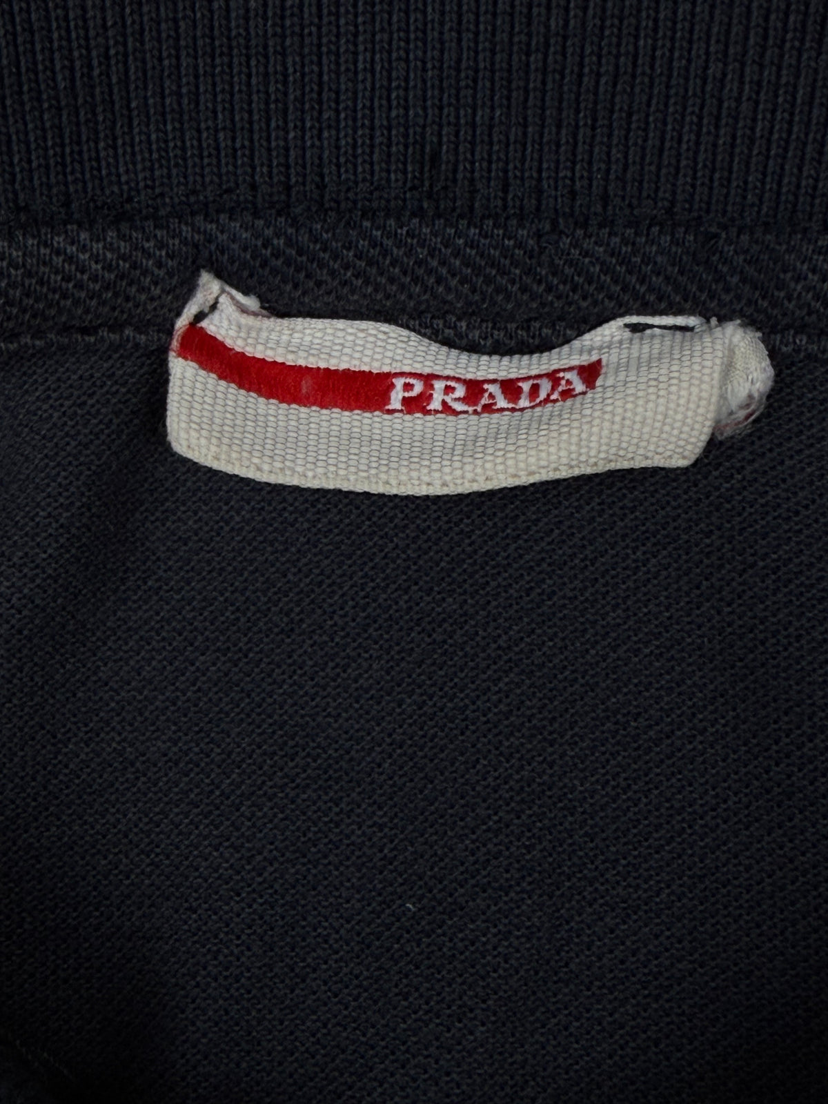 vintage black Prada polo {XL}