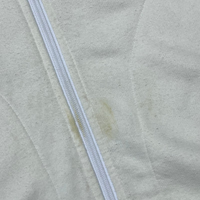 beige CdG Comme des Garçons sweatjacket {L}