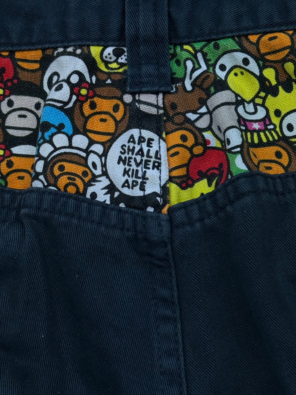 vintage BAPE a bathing ape shorts {S}