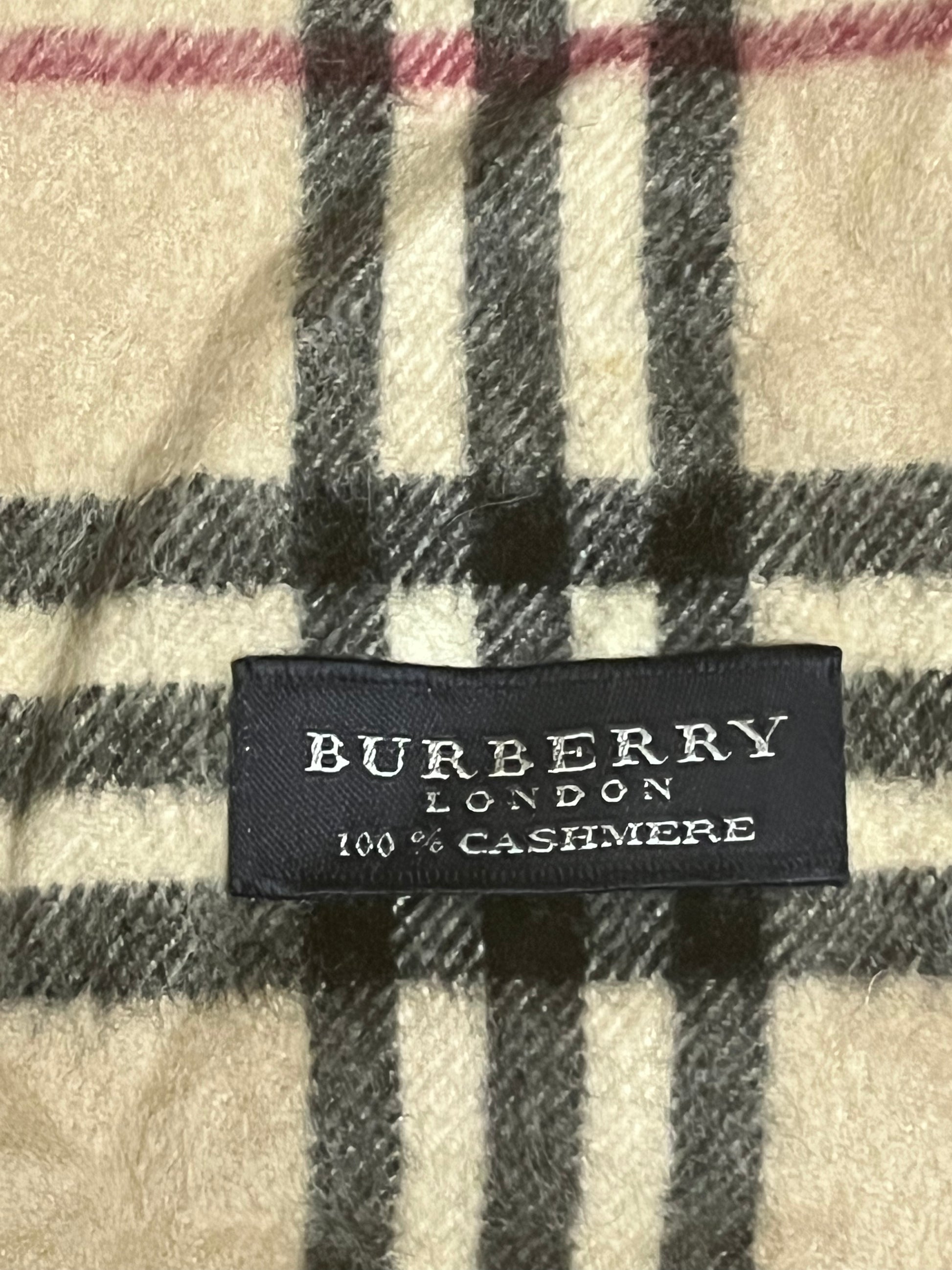 vintage Burberry scarf