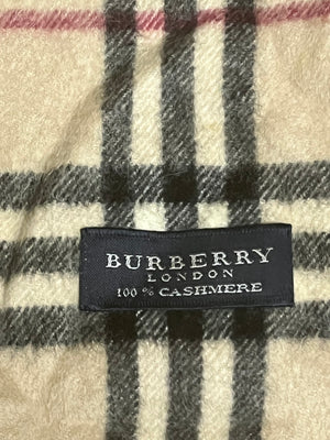 vintage Burberry scarf