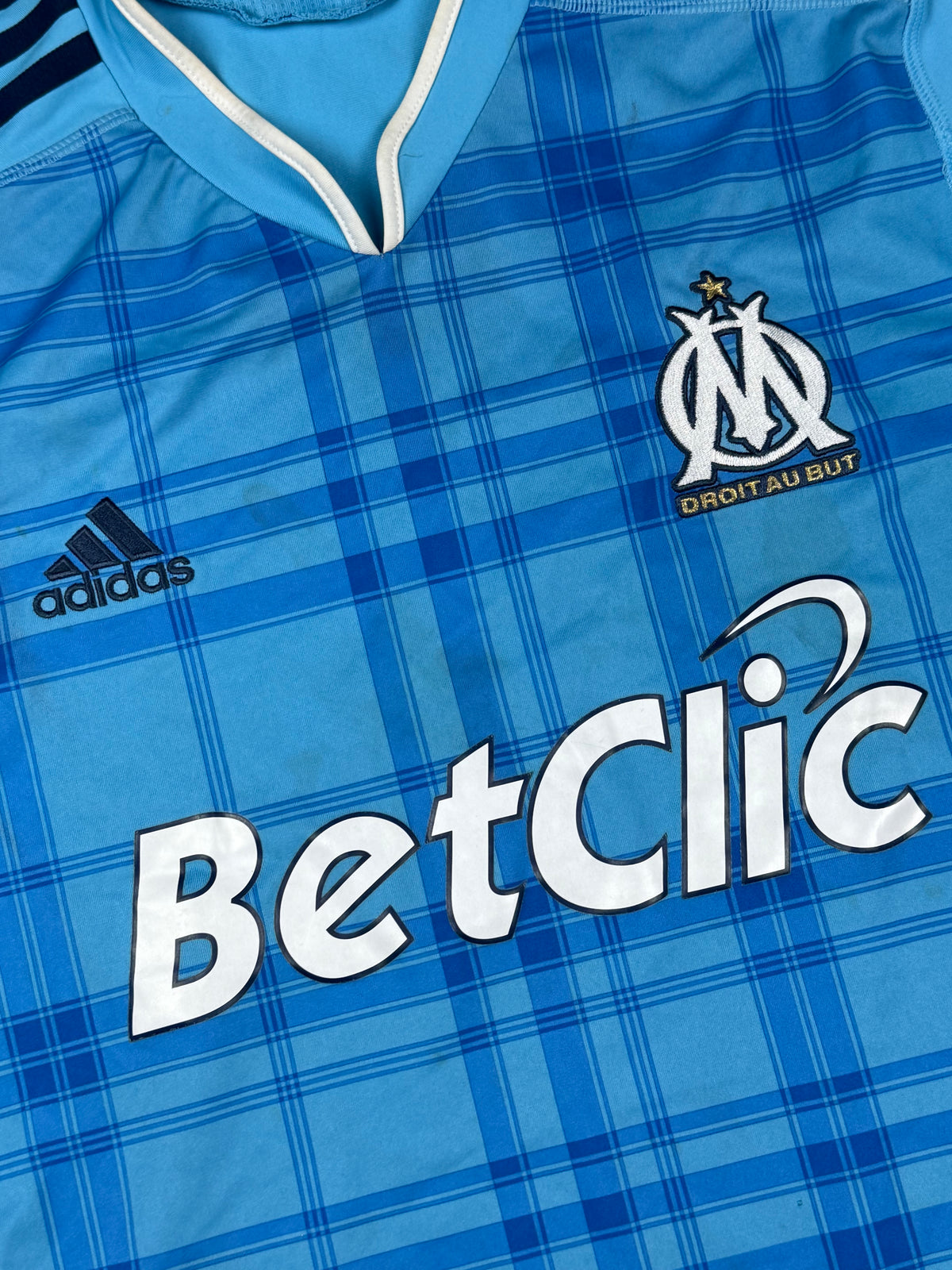 vintage Adidas Olympique Marseille away jersey {L}