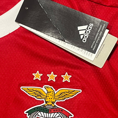 red Adidas SL Benfica 2021-2022 home jersey {S,M}