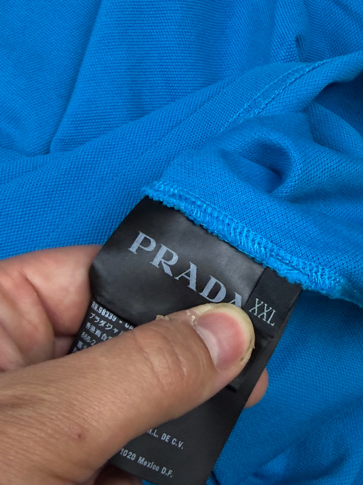 blue Prada polo