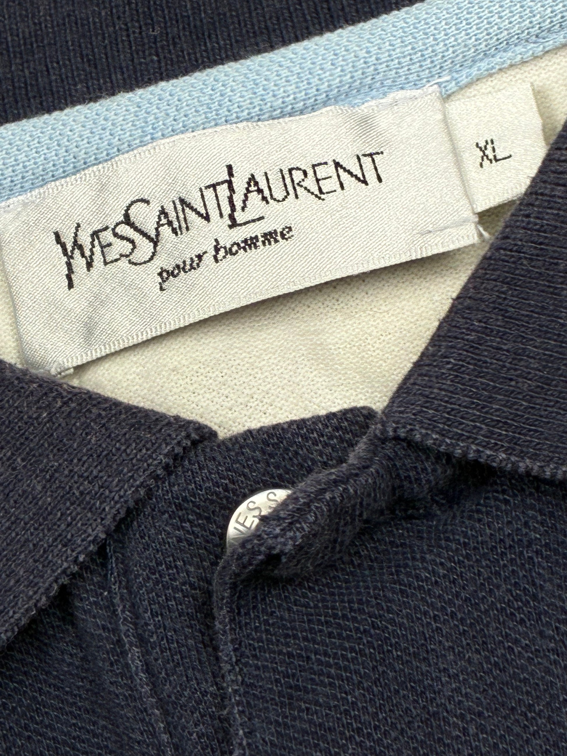 vintage YSL Yves Saint Laurent spellout {XL}