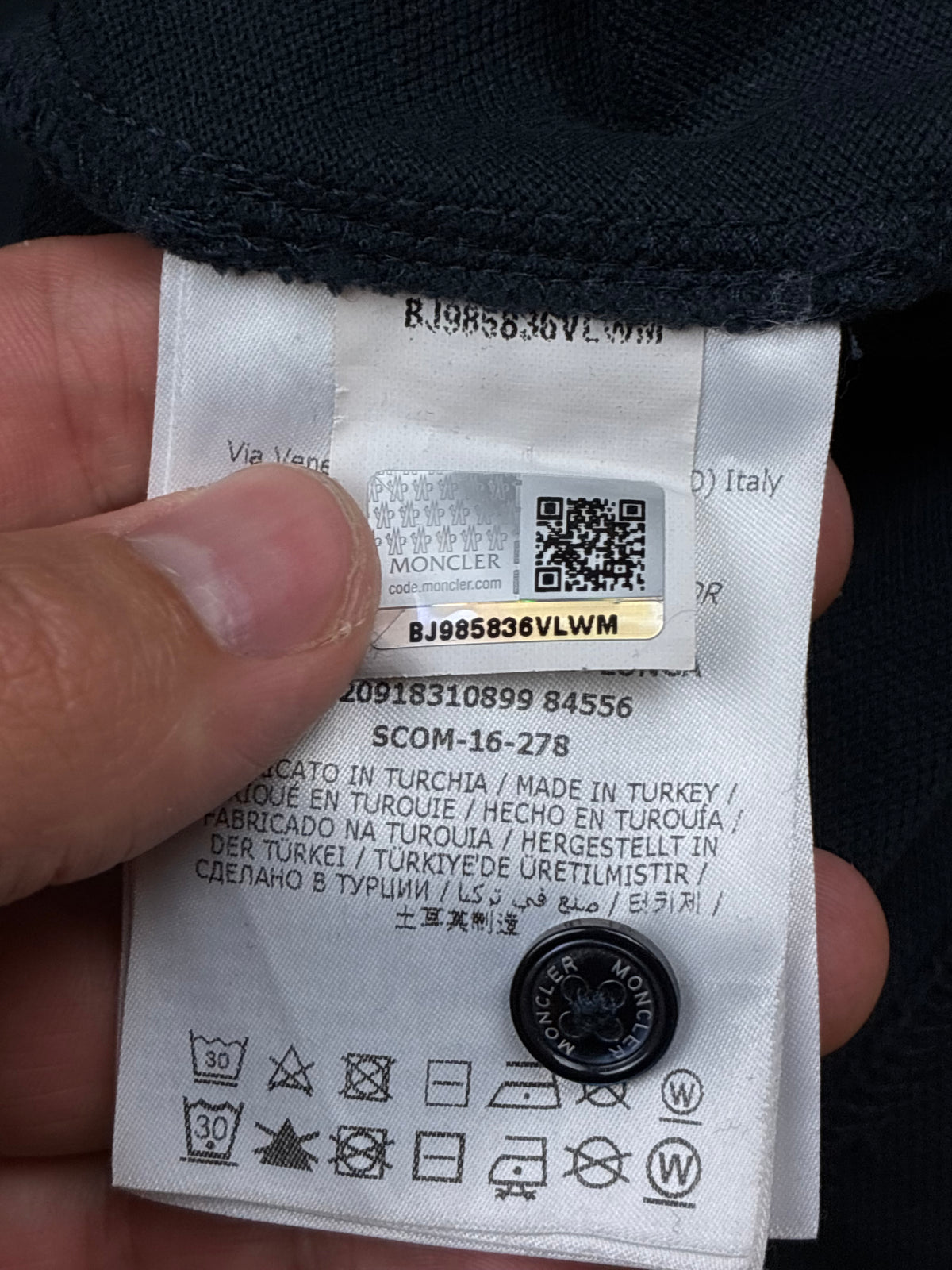 vintage Moncler polo long {M}