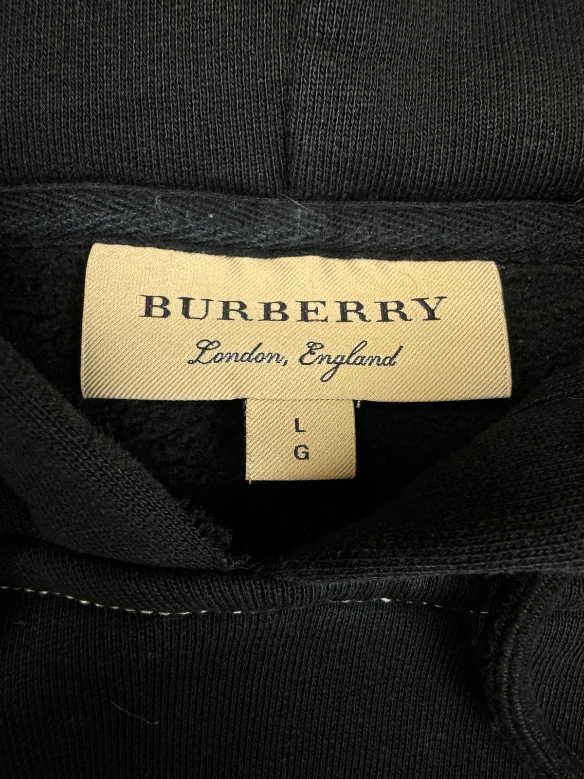vintage Burberry hoodie {L}