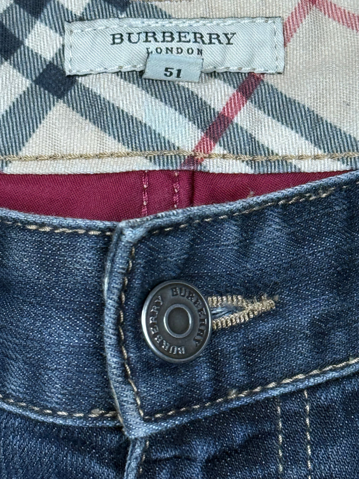 vintage Burberry jeans
