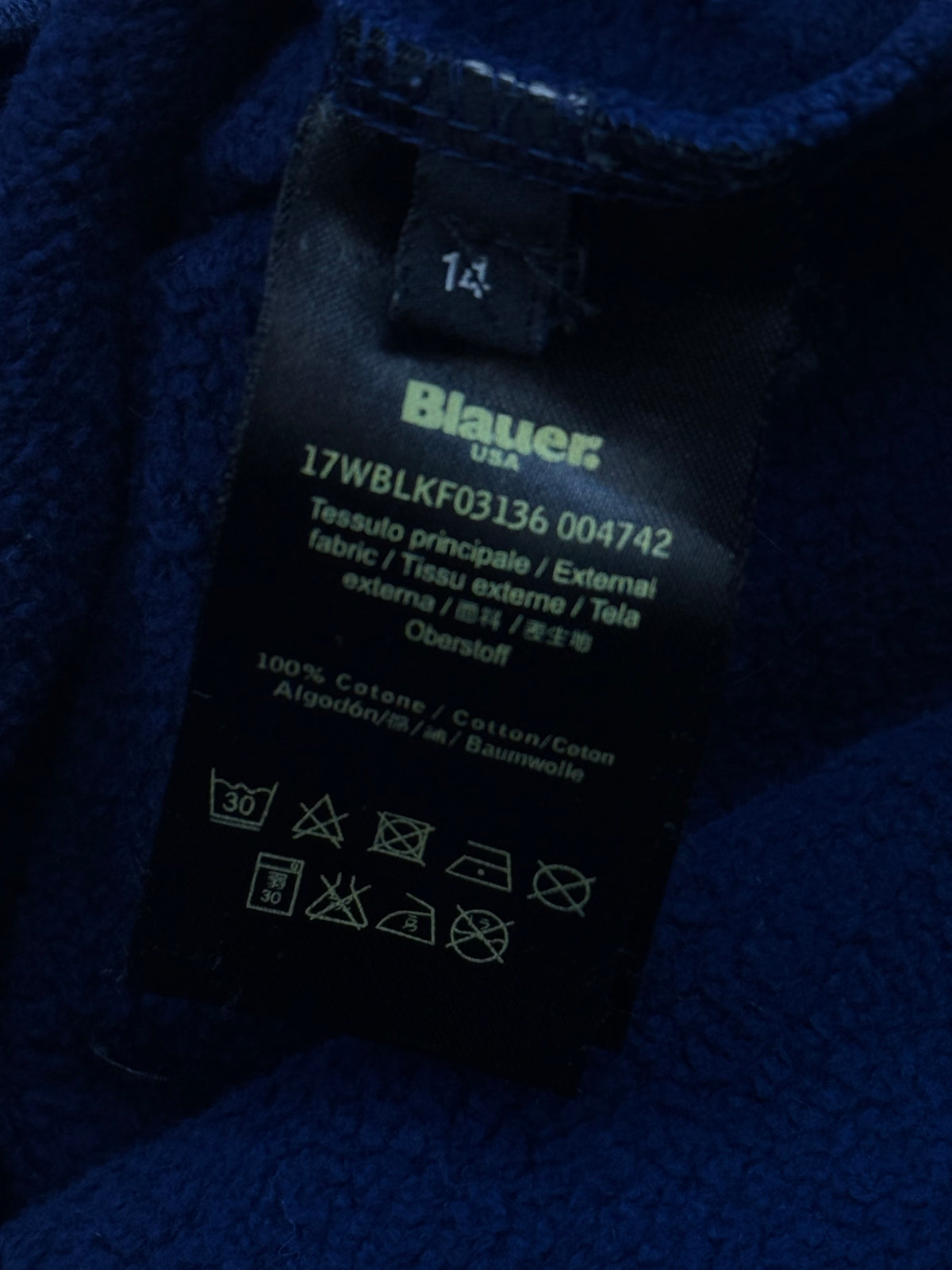 vintage Blauer sweater {S}