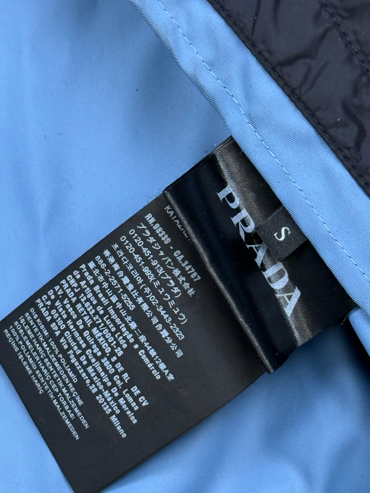 black Prada windbreaker {S}