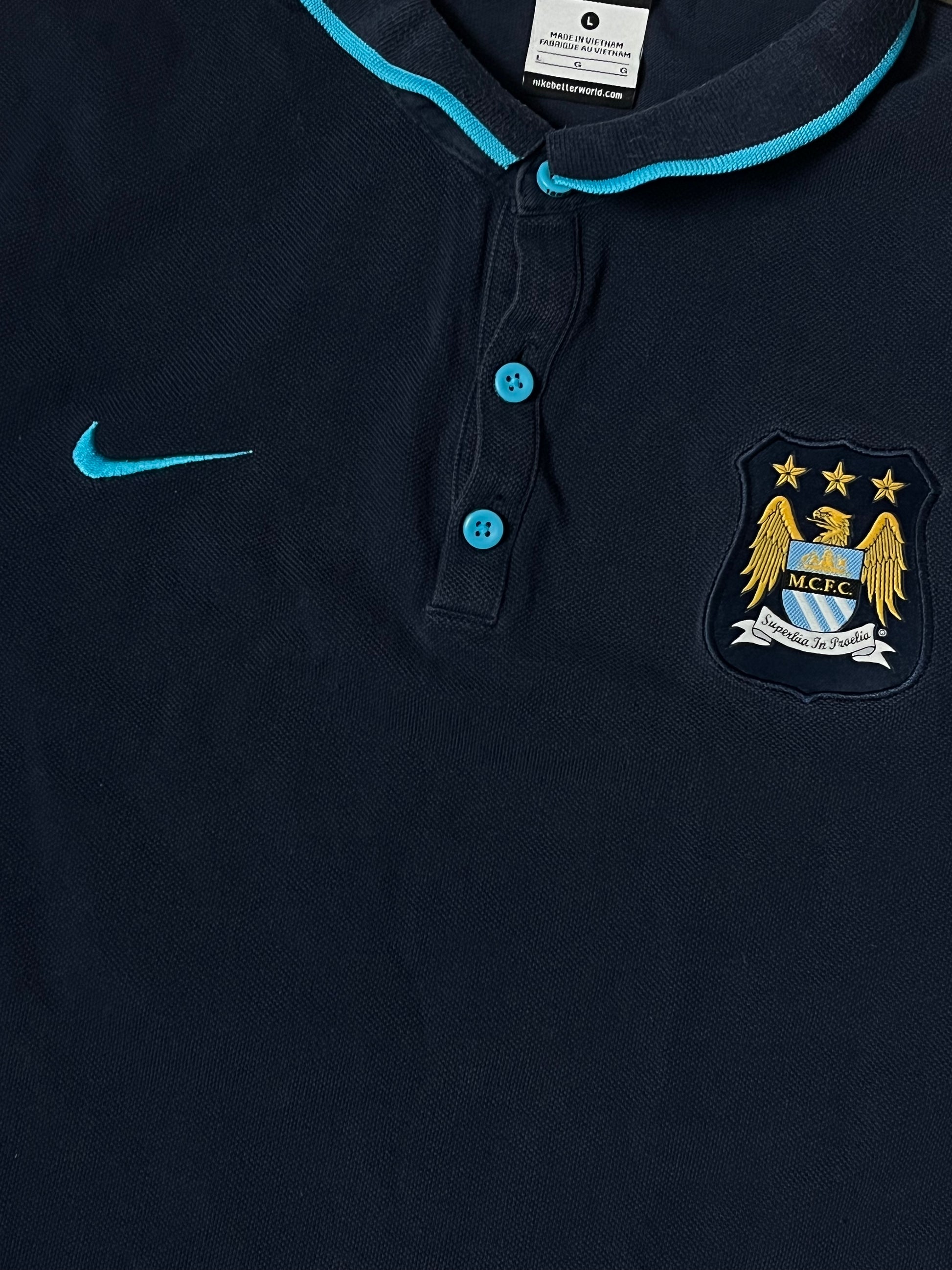 vinatge Nike Manchester City polo {L}