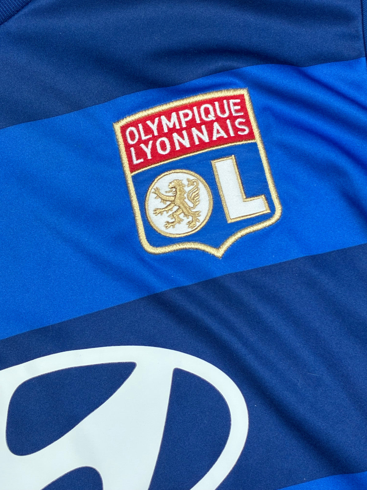 vintage Adidas Olympique Lyon home jersey {S}